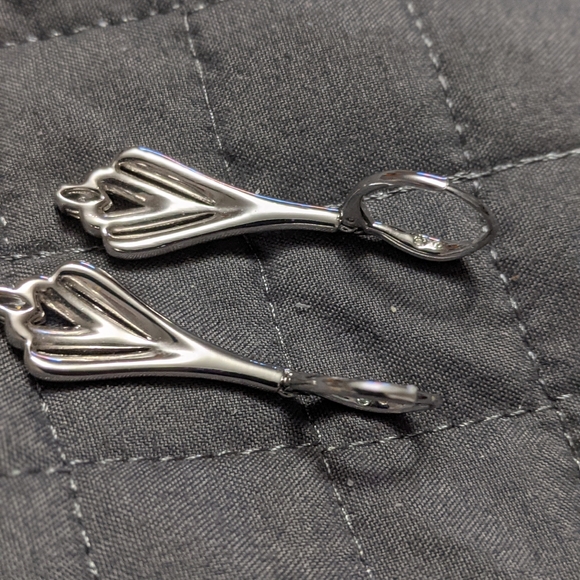 Macy's cubic z drop earrings - Picture 3 of 3